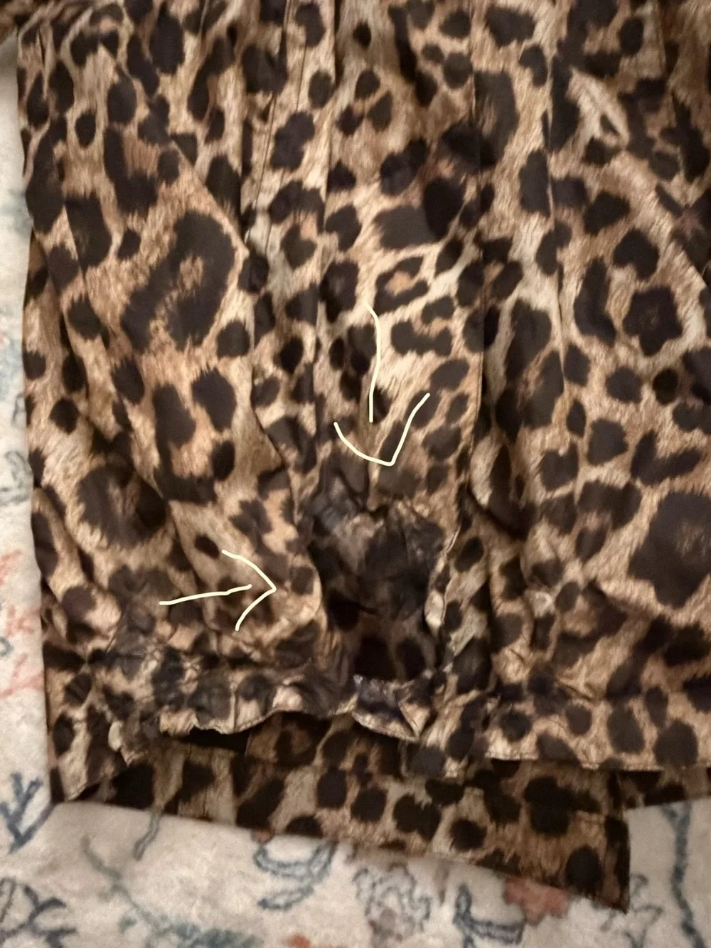Michael Kors Leopard Print Hooded Belted Trench Coat XS